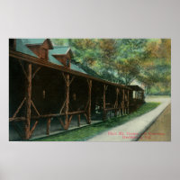 Exterior View of Fitch Mt. Tavern and Roadway