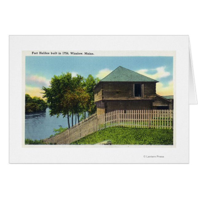 Exterior View of Fort Halifax (Front Horizontal)