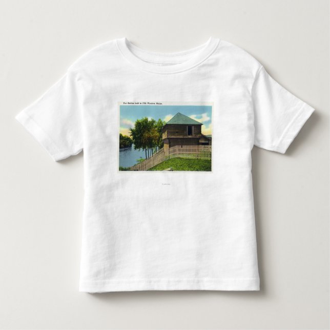 Exterior View of Fort Halifax Toddler T-Shirt (Front)