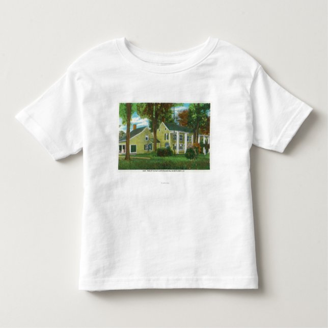 Exterior View of Gen Philip Schuyler's Mansion Toddler T-Shirt (Front)