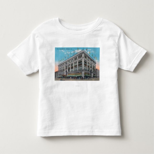 Exterior View of H. C. Capwell Co. Bldg Toddler T-Shirt (Front)
