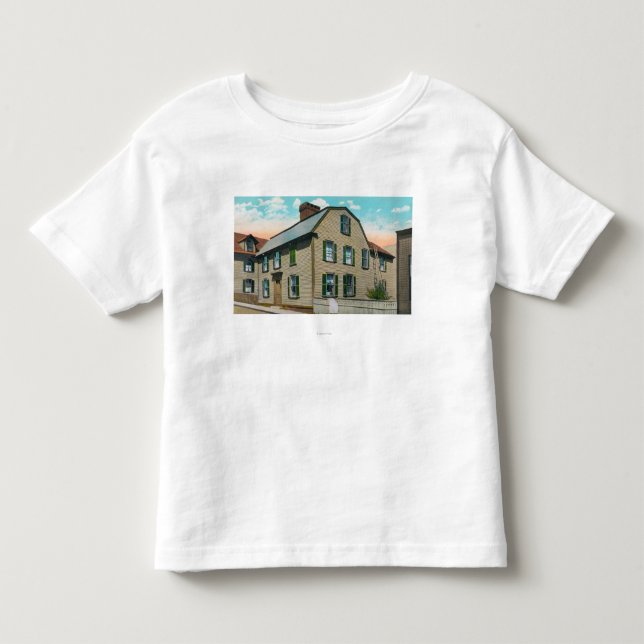 Exterior View of Hawthorne's Birthplace Toddler T-Shirt (Front)