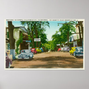 Exterior View of Historic Murphy's Hotel Poster