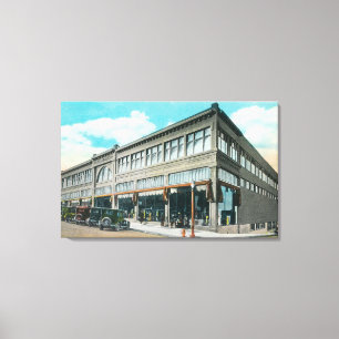 Exterior View of Holman's Department Store Canvas Print