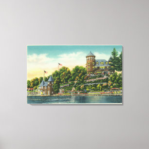 Exterior View of Hopewell Hall Canvas Print