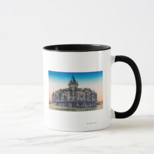 Exterior View of Hughes HotelFresno, CA Mug