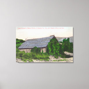Exterior View of James Marshall Cabin Canvas Print