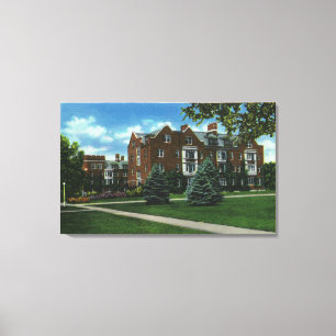 Exterior View of Josselyn Hall, Vassar College Canvas Print