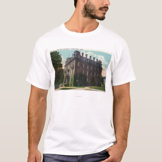 Exterior View of Judd Hall, Wesleyan University T-Shirt (Front)