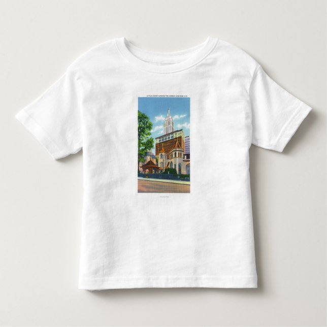Exterior View of Little Church Around the Toddler T-Shirt (Front)