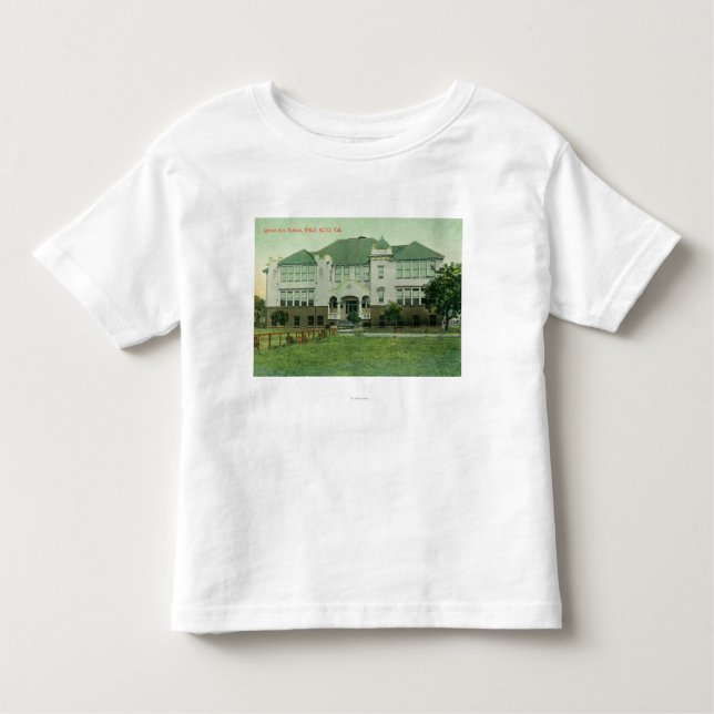 Exterior View of Lytton Avenue School Toddler T-Shirt (Front)