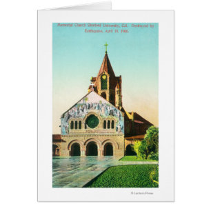 Exterior View of Memorial Church at Stanford U