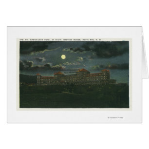 Exterior View of Mt Washington Hotel at Night