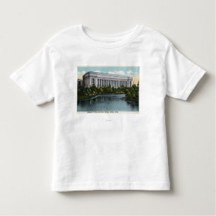 Exterior View of Museum of Fine Arts from Toddler T-Shirt