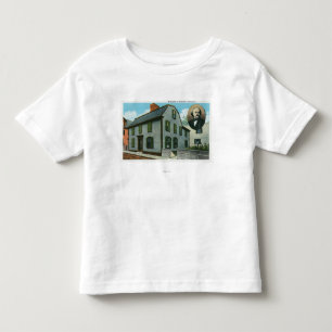 Exterior View of Nathaniel Hawthorne's Toddler T-Shirt