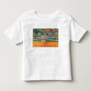 Exterior View of New El Rancho Motel Toddler T-Shirt