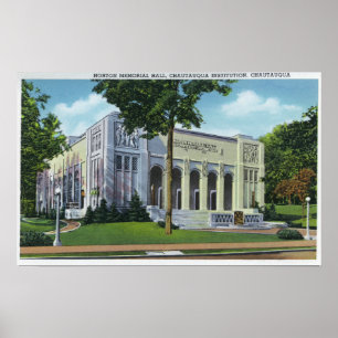 Exterior View of Norton Memorial Hall Poster