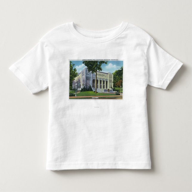 Exterior View of Norton Memorial Hall Toddler T-Shirt (Front)