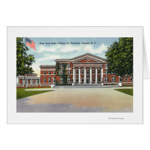 Exterior View of NY State College for Teachers