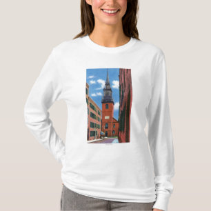 Exterior View of Old North Church T-Shirt