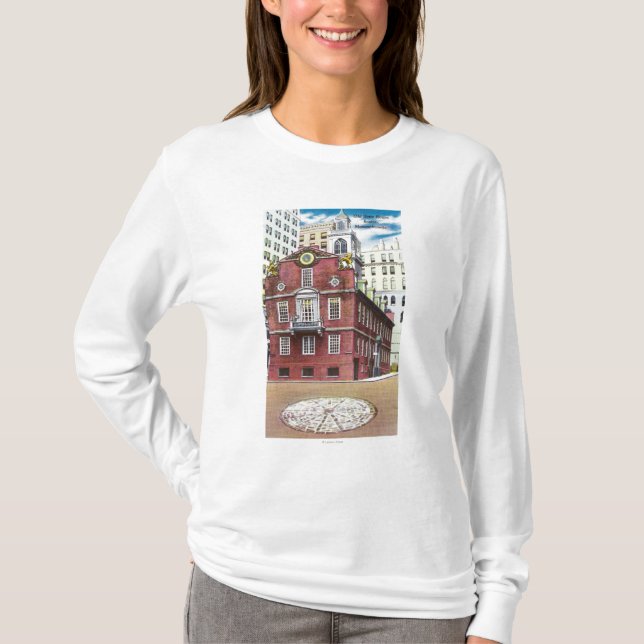 Exterior View of Old State House T-Shirt (Front)