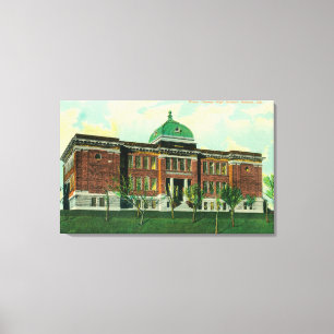 Exterior View of Placer County High School Canvas Print