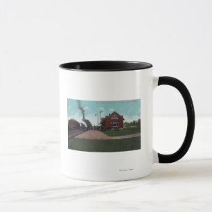 Exterior View of Rock Island Passenger Station Mug