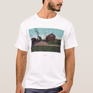 Exterior View of Rock Island Passenger Station T-Shirt