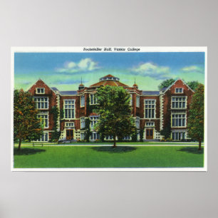 Exterior View of Rockefeller Hall, Vassar Poster