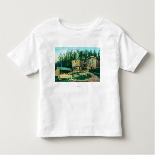 Exterior View of School House and Post Office Toddler T-Shirt