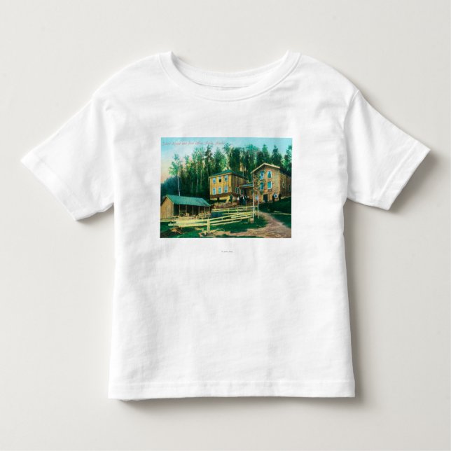 Exterior View of School House and Post Office Toddler T-Shirt (Front)