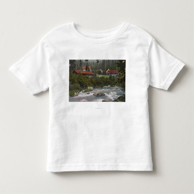 Exterior View of Shasta RetreatMt. Shasta, CA Toddler T-Shirt (Front)