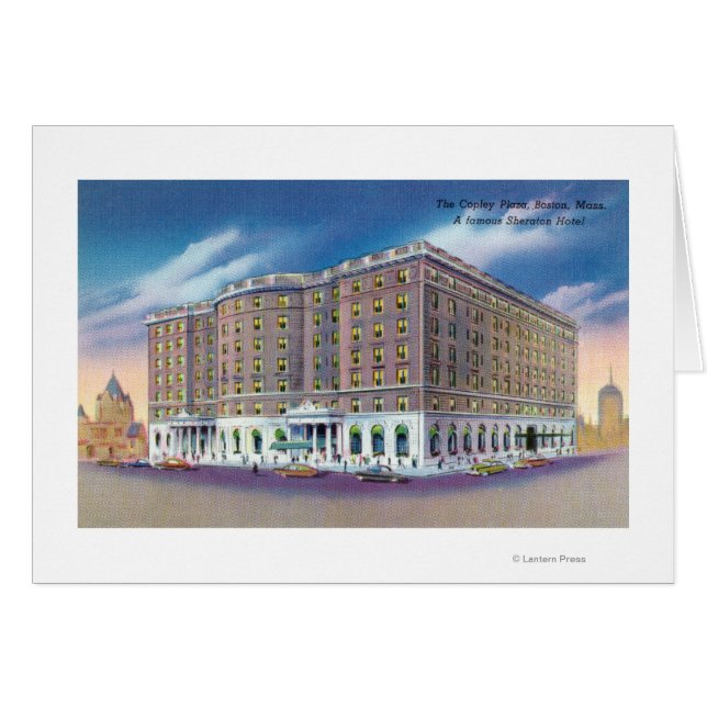 Exterior View of Sheraton Hotel in Copley (Front Horizontal)