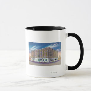 Exterior View of Sheraton Hotel in Copley Mug