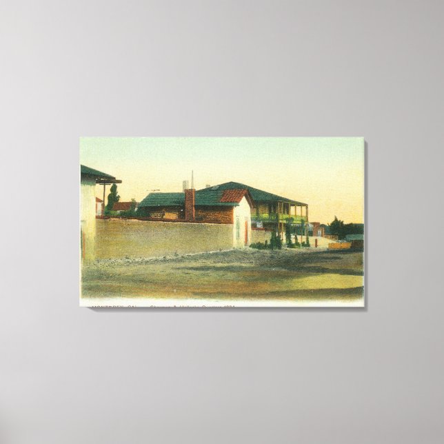 Exterior View of Sherman & Halleck Quarters Canvas Print (Front)