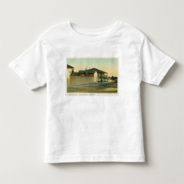Exterior View of Sherman & Halleck Quarters Toddler T-Shirt (Front)