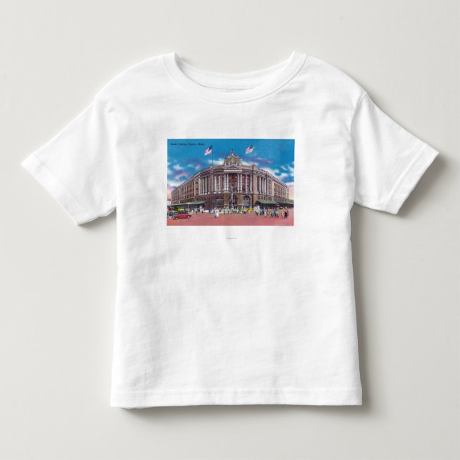 Exterior View of South Station Toddler T-Shirt (Front)