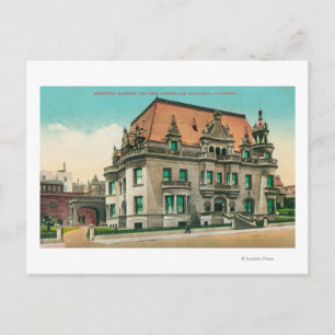 Exterior View of Spreckels Mansion, Van Ness Postcard