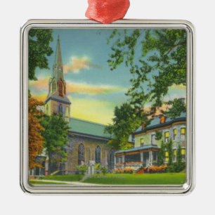 Exterior View of St. Mary's Cathedral Metal Tree Decoration