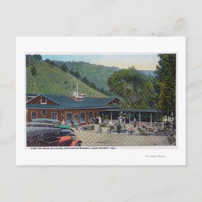 Exterior View of Sutparich Resort Main Bldg Postcard (Front)