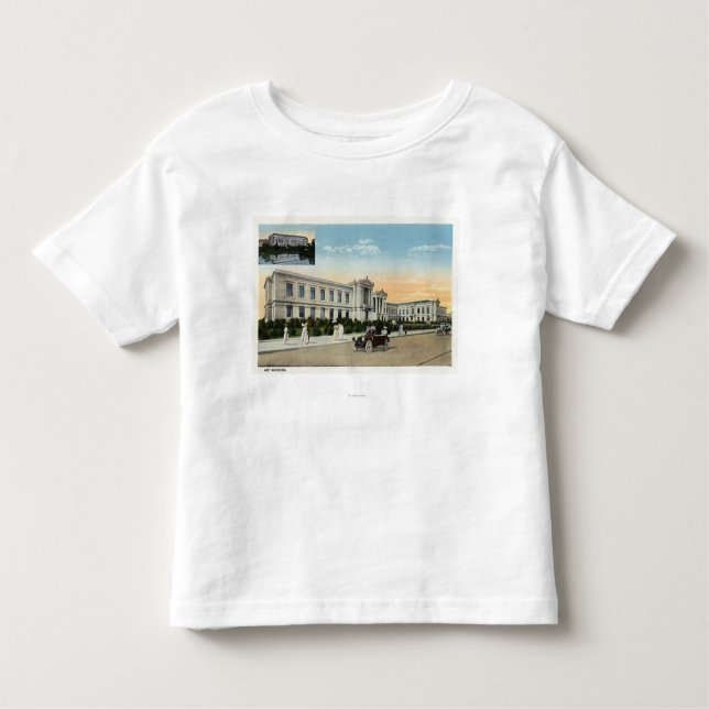 Exterior View of the Art Museum # 2 Toddler T-Shirt (Front)