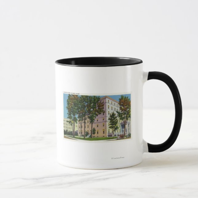 Exterior View of the Augusta House Mug (Right)