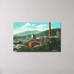 Exterior View of the Balaktala Smelter Canvas Print