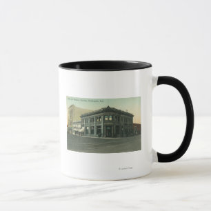 Exterior View of the Bank and Masonic Temple Mug