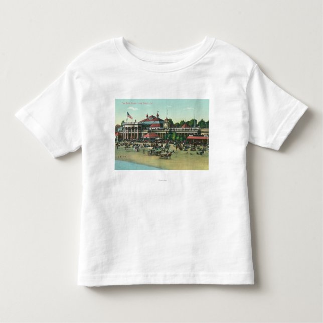Exterior View of the Bath HouseLong Beach, CA Toddler T-Shirt (Front)