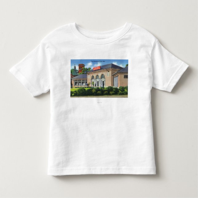 Exterior View of the Broadway Drink Hall Toddler T-Shirt (Front)