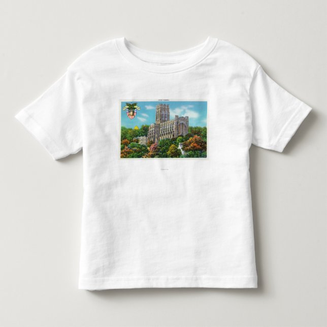 Exterior View of the Cadet Chapel Toddler T-Shirt (Front)