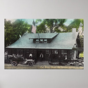 Exterior View of the Club House Poster