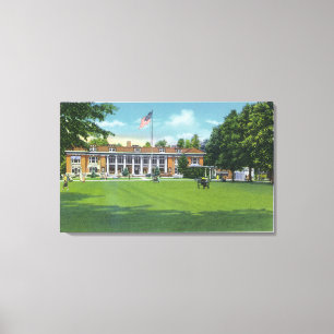 Exterior View of the Colonnade Building Canvas Print