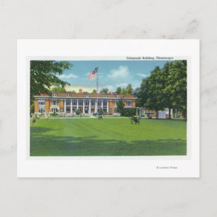 Exterior View of the Colonnade Building Postcard
